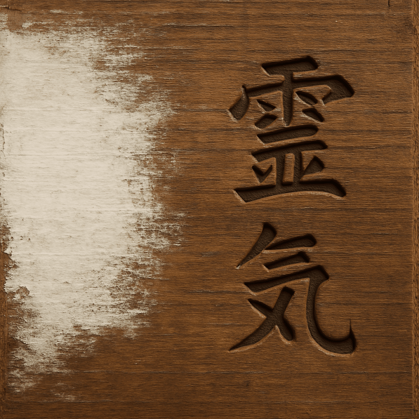 witewashing reiki kanji